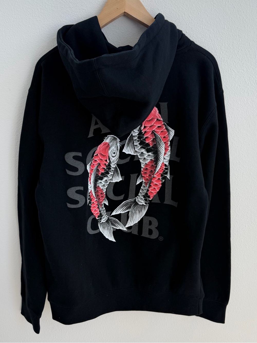 Anti Social Social Club Koi Fish Black Hoodie